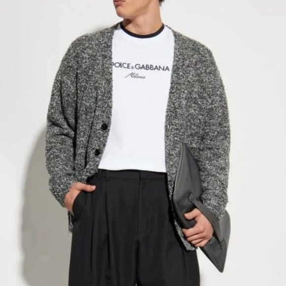 DOLCE & GABANNA GREY CARDIGAN - Picture 1 of 5